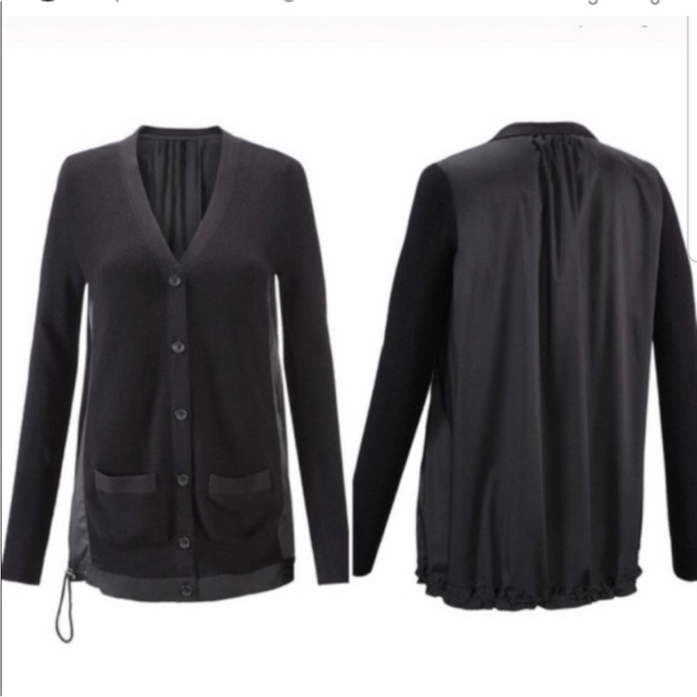 Cabi 5143 Windbreaker Boyfriend Cardigan Black Size M Medium - Picture 1 of 8